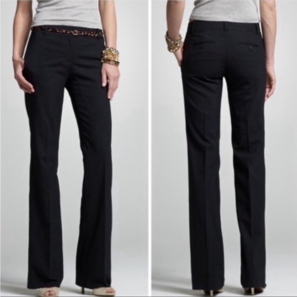 J. Crew Pants - J. Crew Black Wool CityFit Trousers Size 6